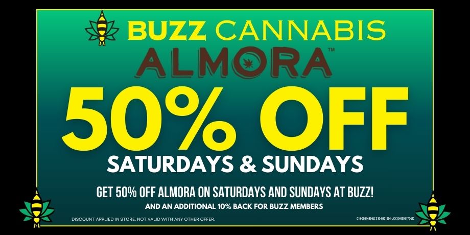 50% OFF Almora on Saturdays and Sundays