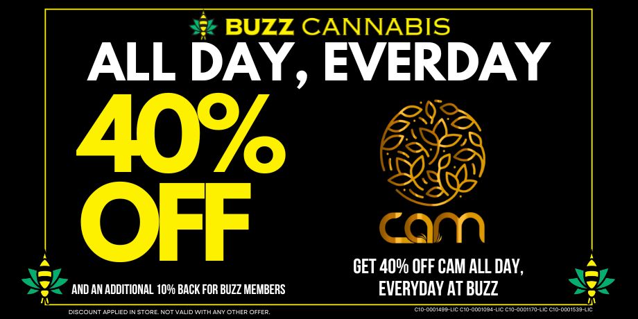 40% OFF Cam All Day Everyday at BUZZ