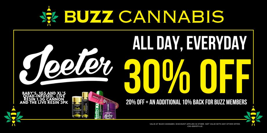 Jeeter Deals at BUZZ Wildomar