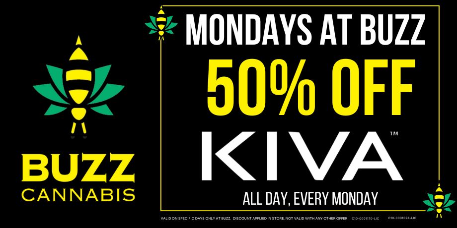 Monday Deals - 50% off KIVA on Mondays