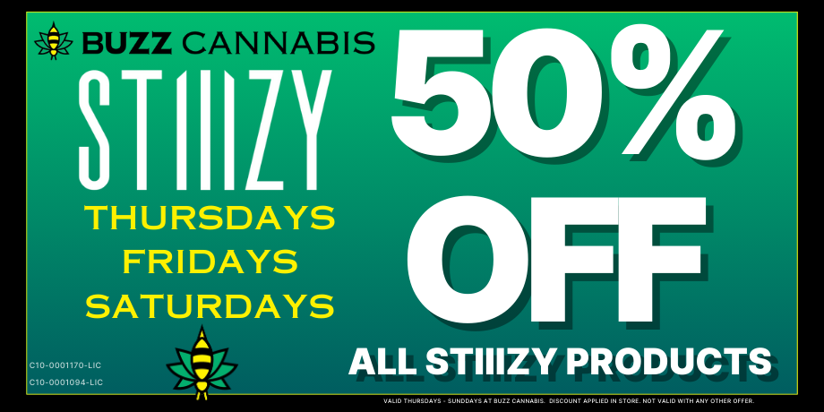 Stiiizy 50% Off all products