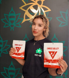 Lexi with Ember Valley products