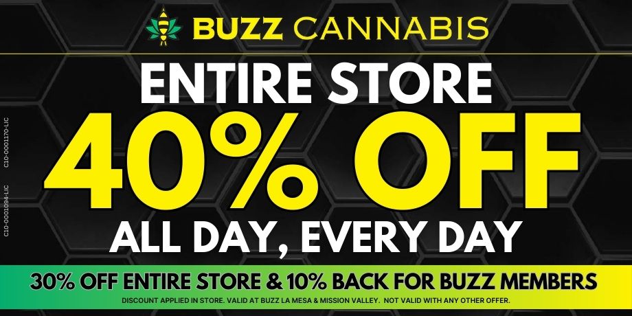 Buzz Everyday Deal 40% off